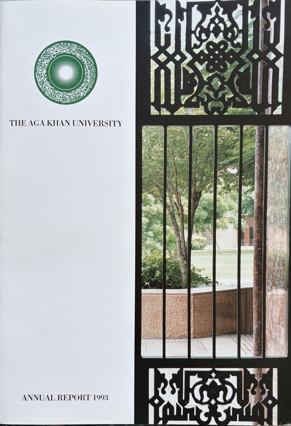 Cover of the Aga Khan University Annual Report 1993