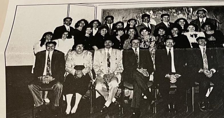 The Canadian youth group with their London hosts, London, May 1992
